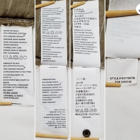 PRANA Buenos Dias Shirt Dress 6643E1M - Picture 8 of 12